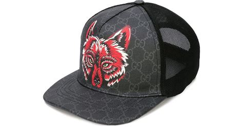 gucci hat fox|Gucci Hats & Gloves for Men .